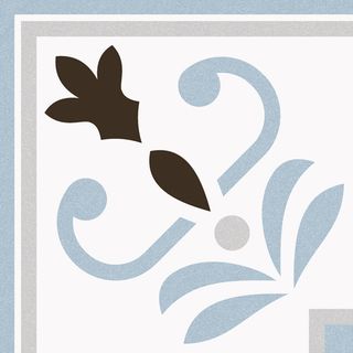 Vives 1900 декор Valvanera-3 Celeste 20*20