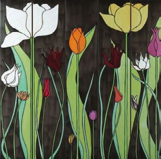 Bardelli Tulipani панно 2 100*20