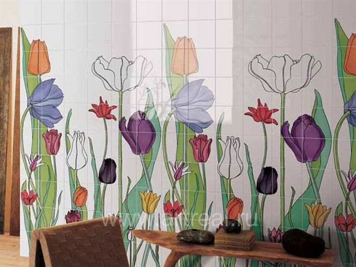 Керамическая плитка Bardelli Tuli-Poni в интерьере