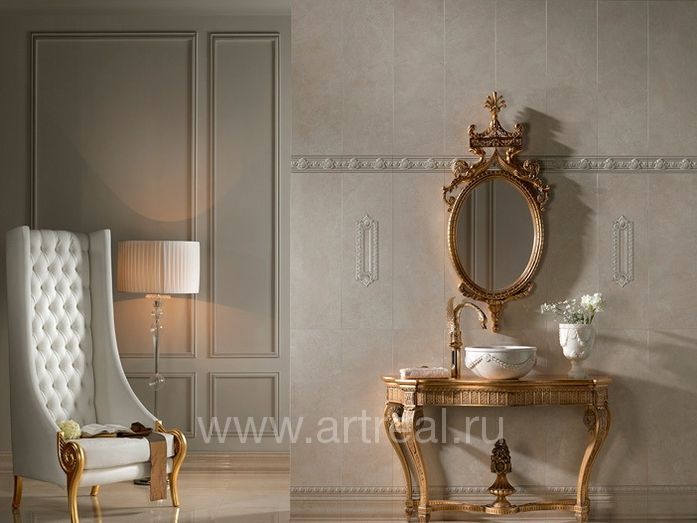 Керамогранит Kerlife Crema Marfil в интерьере