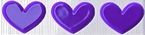 Бордюр Pop Up Heart Lilac Listello 25*6