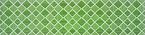 Декор Pop Up Squares Green Listello 25*6