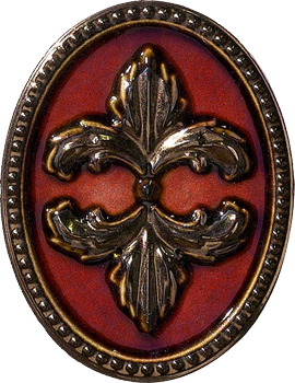 Вставка Borchia 2 Amaranto 12*15.5