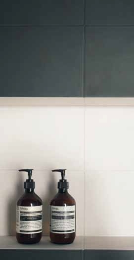 Керамическая плитка Iris Kreo в интерьере ванной Керамическая плитка Iris Kreo в интерьере ванной