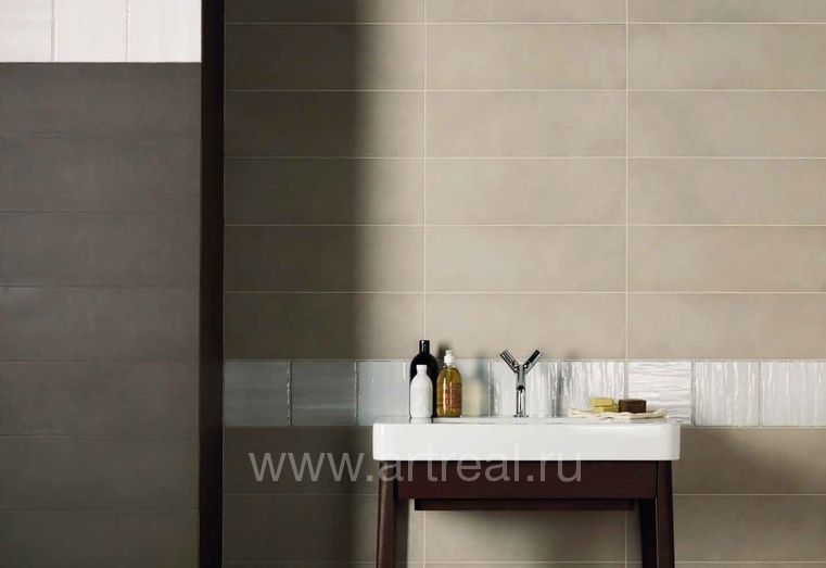 Керамическая плитка Iris Kreo в интерьере ванной Керамическая плитка Iris Kreo в интерьере ванной