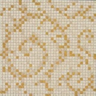 Gardenia (Versace) Vanitas мозаика Beige Foglia Gold 37244  39.4*39.4