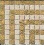 Gardenia (Versace) Vanitas вставка Girospecchio Greca Beige/Gold 37280  9.8*9.8