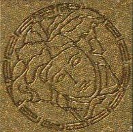 Gardenia (Versace) Vanitas вставка Girospecchio Medusa Gold 37255  9.8*9.8