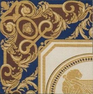 Gardenia (Versace) Vanitas декор Composizione Classica Blu 37381  78.9*78.9
