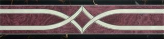Grespania Palace бордюр Rubi 1 Burdeos 59*15