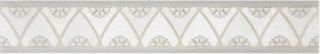 Grespania Palace бордюр Topkapi 1 Blanco 9.6*59