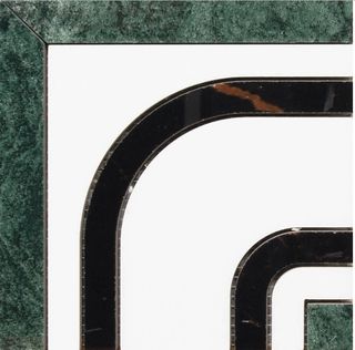 Grespania Palace вставка Rubi 2 Carrara 15*15