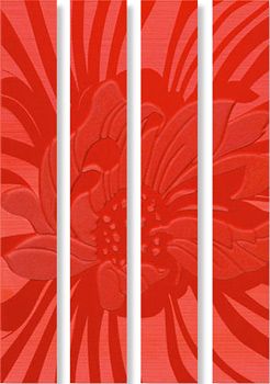 Aurelia Cover декор Listello Lotus Fire 6*40