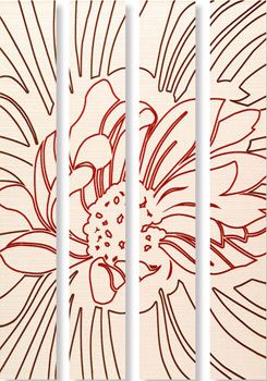 Aurelia Cover декор Listello Lotus Ivory 6*40