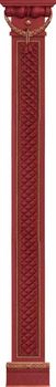 Mapisa Stariy Arbat декор Column Stariy Arbat Red 19.5*224