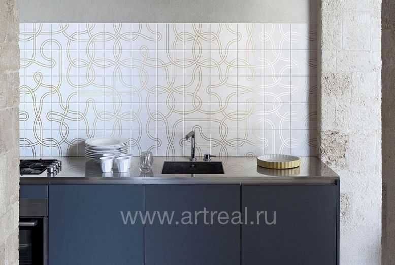Керамическая плитка Bardelli Arianna Oro в интерьере