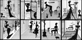 Bardelli Isabel декор Декор "Женский силуэт" 20*20