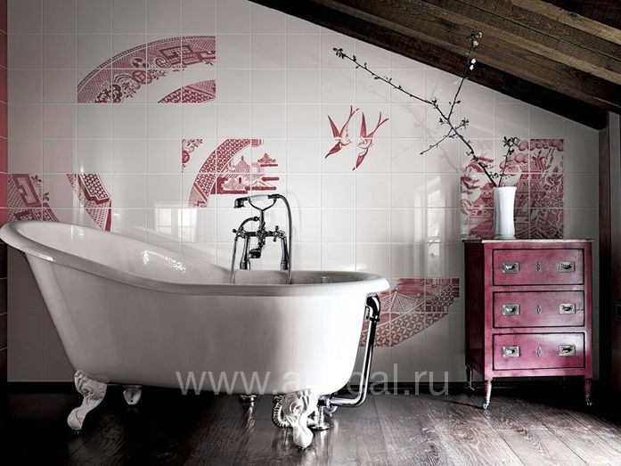 Керамическая плитка Bardelli Ruby Willow в интерьере