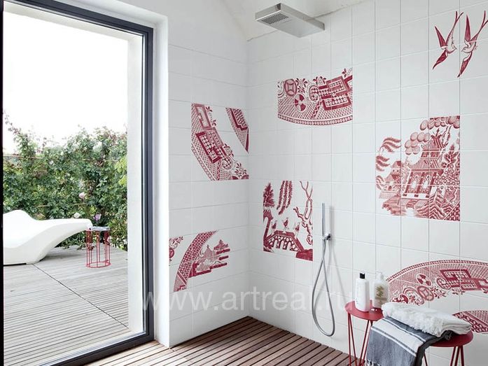 Керамическая плитка Bardelli Ruby Willow в интерьере