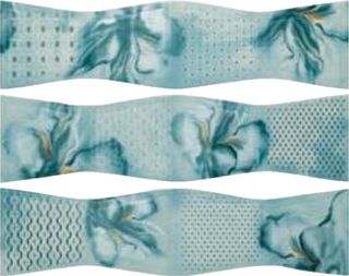 Декор Composicion Turquesa-Aqua Armonia III  80*20