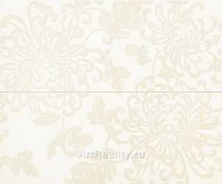 Novabell Musa панно MUW D85K Comp. 2pz. Ramage White 60*50