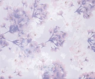 Novabell Musa панно MUW D97K Comp. 2pz. Ortensia Lilac 60*50