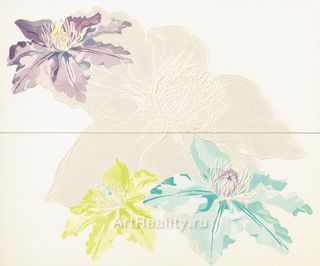 Novabell Musa панно MUW D80 Comp.2 pz. Orchidee White 60*50