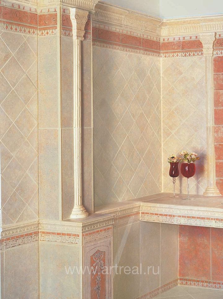 Керамическая плитка для ванной Tagina Pompeiana