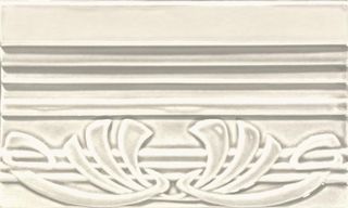 Grazia Epoque бордюр Terminale Deco Ivory Mat 12*20