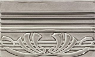 Grazia Epoque бордюр Terminale Deco Grey Craquele 12*20