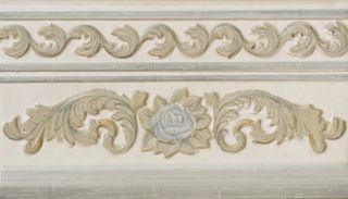 Бордюр Corn. Lavabo Cesellata Verde Veneziano 17*30.5