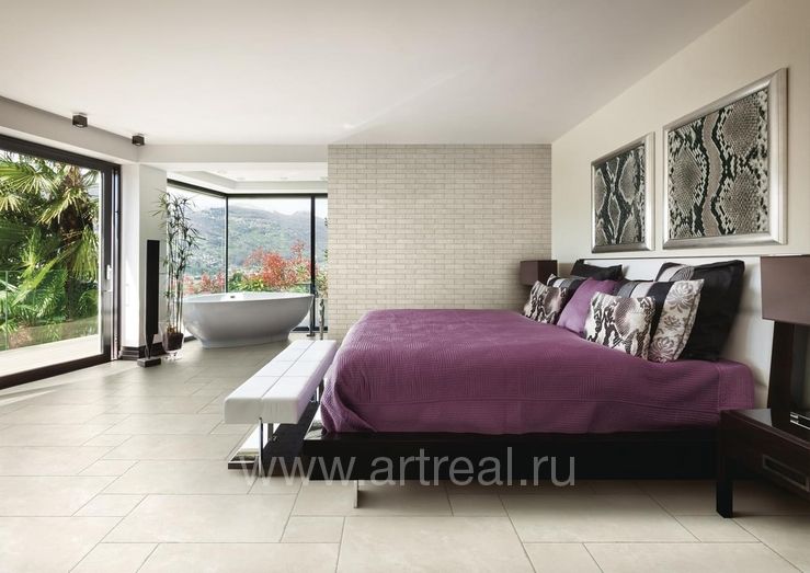 Керамогранит Cerdomus Pietra D'Assisi в интерьере