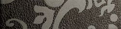 Aurelia Decor бордюр Aurelia Decor Nero list. damascato 25*6