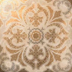 Lord Scultura Fossile декор Decoro Classico Beige 49*49