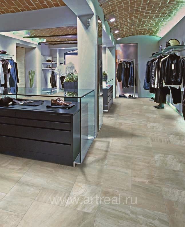 Керамогранит Cir & Serenissima Antology в интерьере магазина
