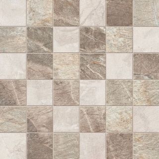 ABK Fossil Stone мозаика Mosaico Quadretti Mix Cream/Beige/Brown 30*30