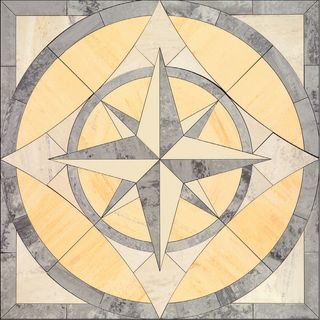 Venatto Pulido панно Roseton Rosa De Los Vientos 120*120