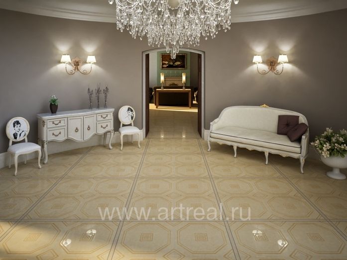 Керамогранит FMG STYLE Marmi Style в интерьере 