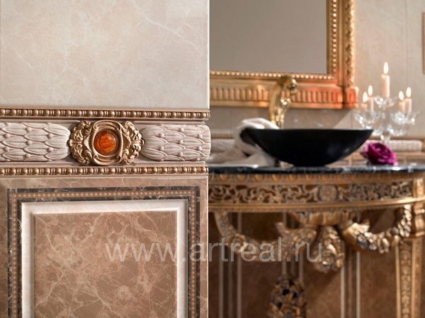 Kerlife Emperador Керамогранит Kerlife Emperador в интерьере