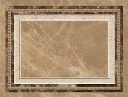 Kerlife Emperador декор Decor Emperador-Q Crema 25*19