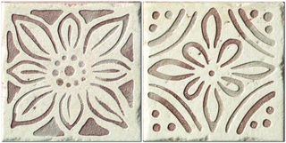 Cir & Serenissima Marble Style вставка Inserto Actual S/2 Rapolano Bianco 10*10