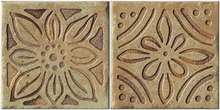 Cir & Serenissima Marble Style вставка Inserto Actual S/2 Scabas Noce 10*10