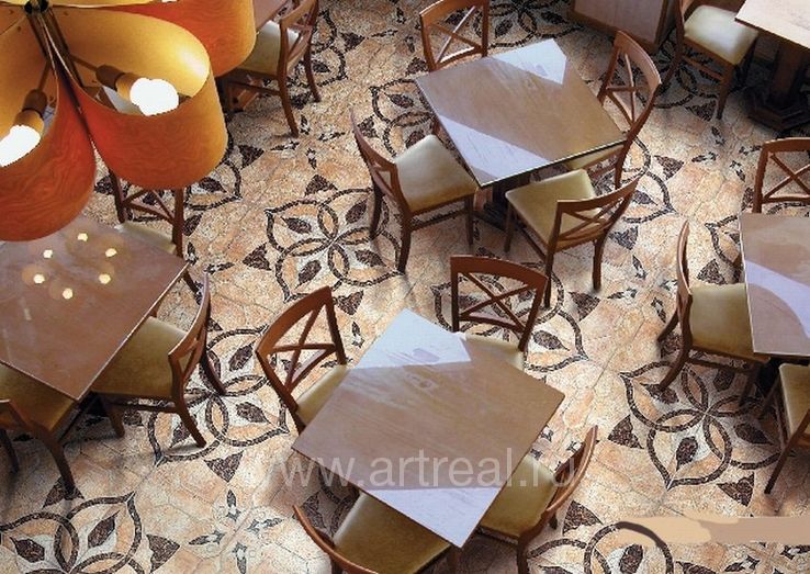 Керамогранит Emigres Puzzlemi в интерьере