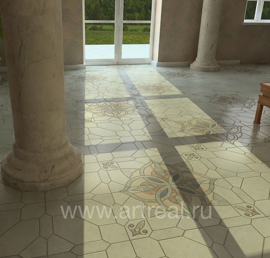 Керамогранит Emigres Puzzlemi в интерьере