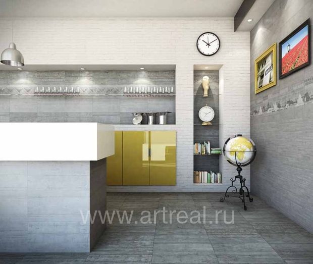 Керамогранит RHS Beton Age в интерьере