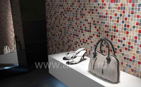 Керамическая мозаика Litica Material в интерьере