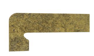 Exagres Metalica плинтус Zan.Mustard IZQUIERDA лев. 39.5*17.5