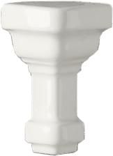 Ceramiche Grazia Essenze спец. элемент Capitello Ang. Bianco Craquele 7.5*3