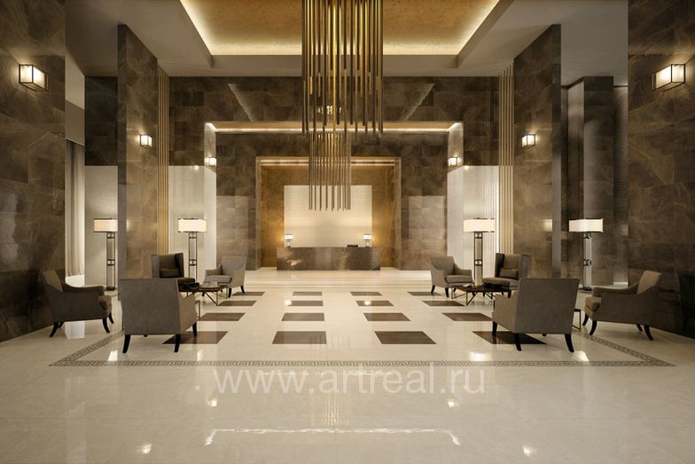 Отделка керамогранитом Atlas Concorde Marvel