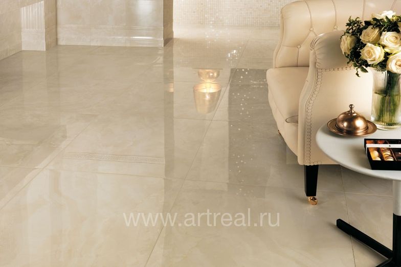 Отделка пола керамогранитом Atlas Concorde Marvel